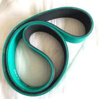 Green Rubber Coating Multi Ribbed Belts 25PL3350